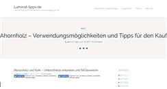 Desktop Screenshot of laminat-tipps.de